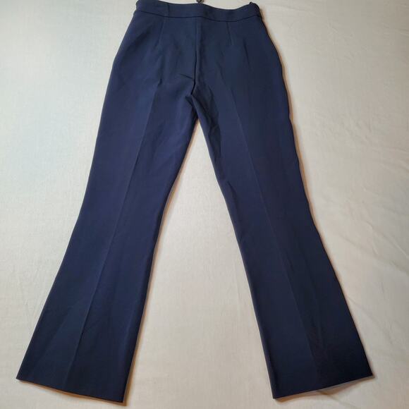 Callas Milano Women's Size 42 (US-6) NWT Lola Compact Crepe High Waist Pant Blue - Picture 5 of 9